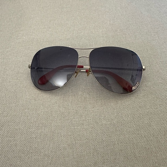 Marc By Marc Jacobs Black Aviator Sunglasses